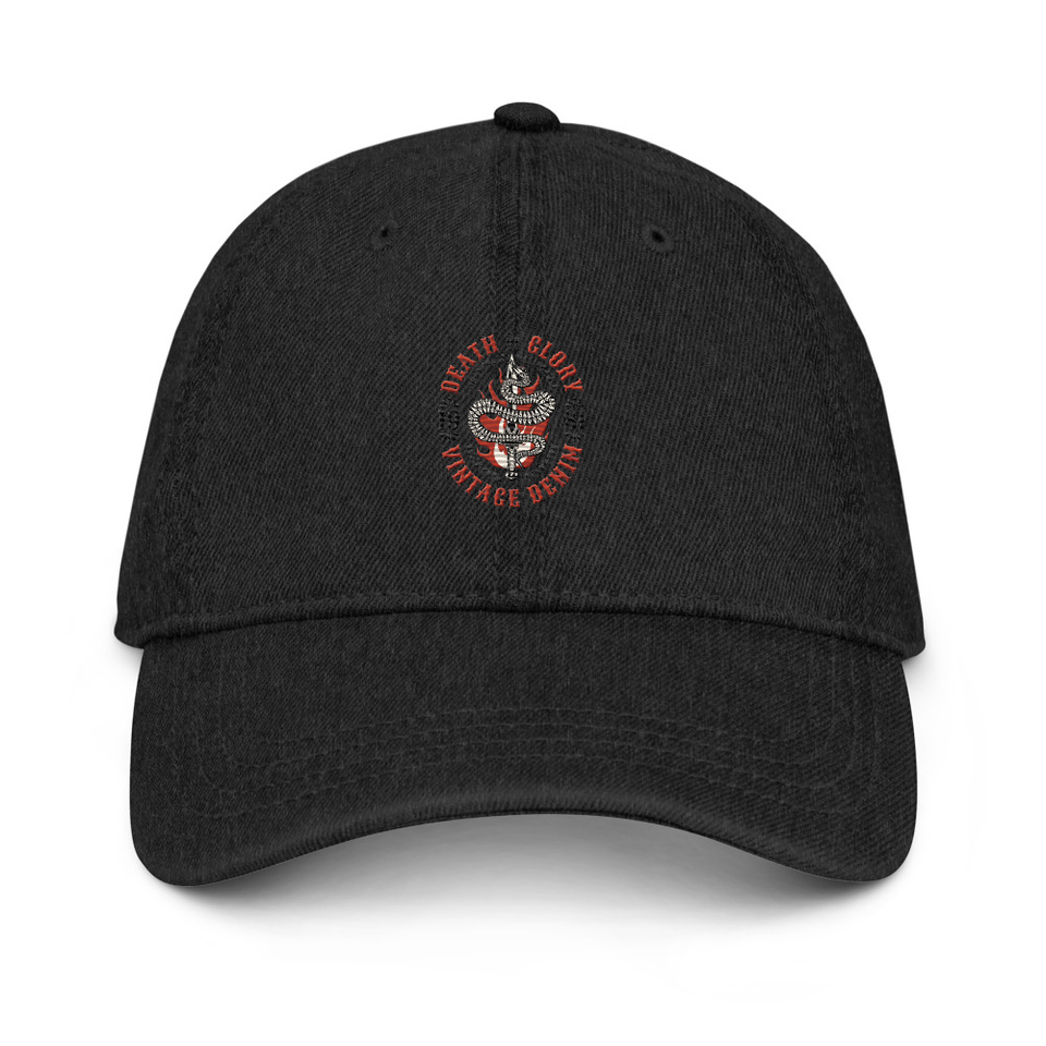 Death or Glory - Sword Snake Denim Hat