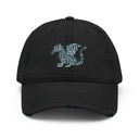 A Dragon Rises - Typographic Lettering Distressed Dad Hat