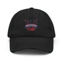 All American Distressed Dad Hat