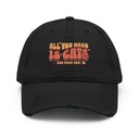 All You Need Distressed Dad Hat