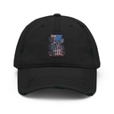 American Biker for Life Distressed Dad Hat