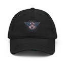 American Eagle Badge Distressed Dad Hat