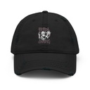 Anime Celebrity Girl - Japanese Cyber Streetwear Distressed Dad Hat