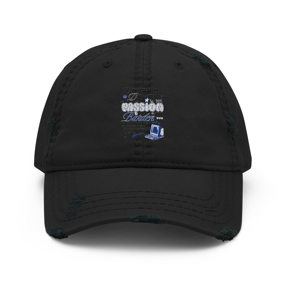 Anti-design  Distressed Dad Hat