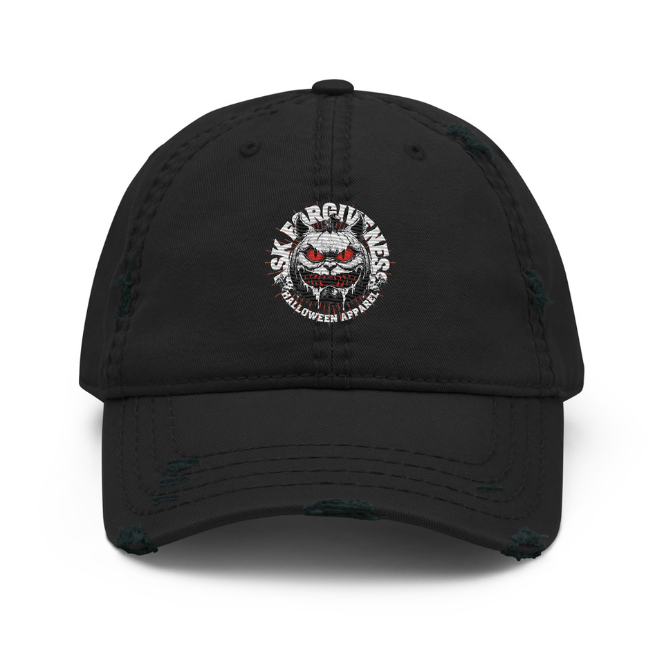 Ask Forgiveness Distressed Dad Hat