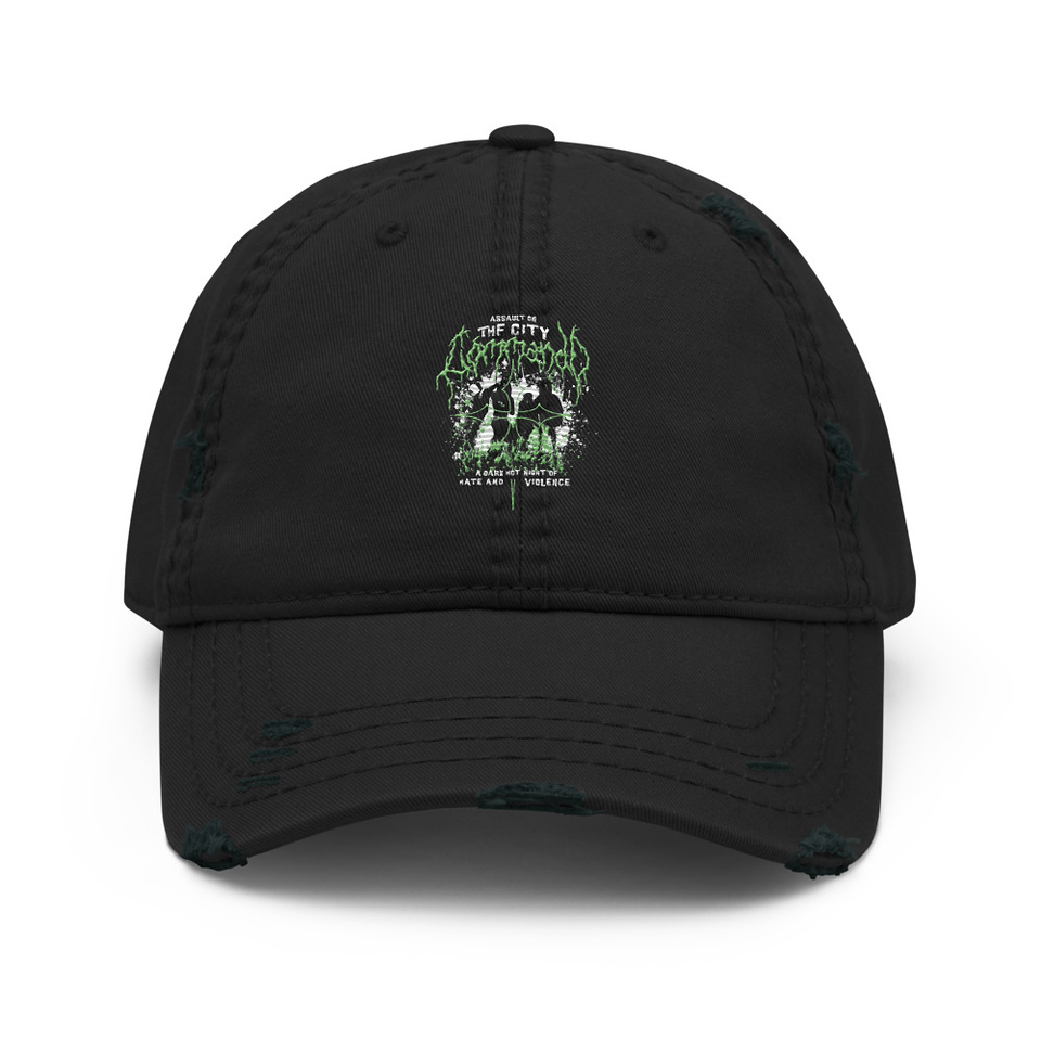 Assault on the City Distressed Dad Hat