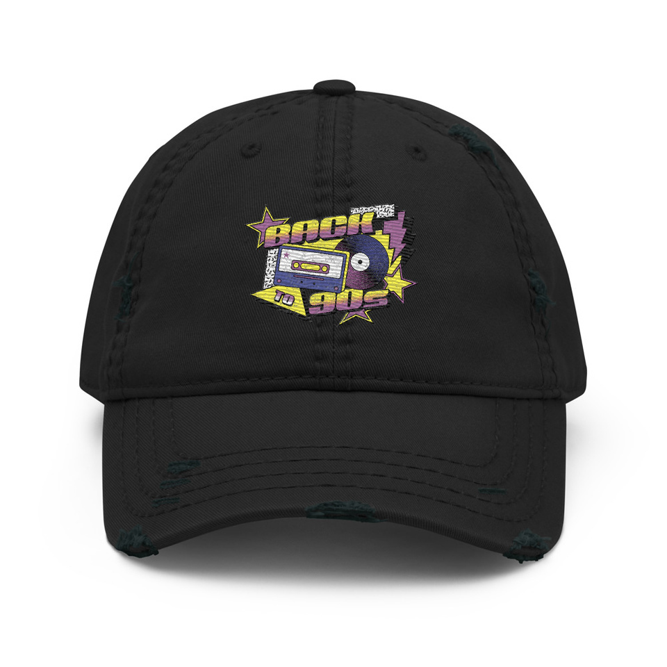 Back to 90s Distressed Dad Hat