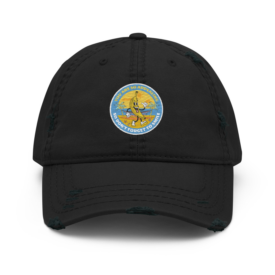 Banana project _-) Distressed Dad Hat