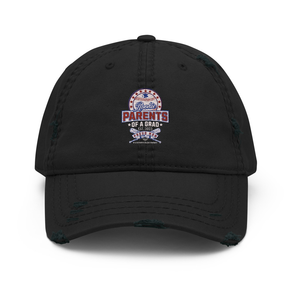 Baseball Mom Of A Graduate Distressed Dad Hat
