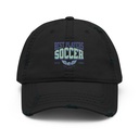 Best Players Soccer Distressed Dad Hat