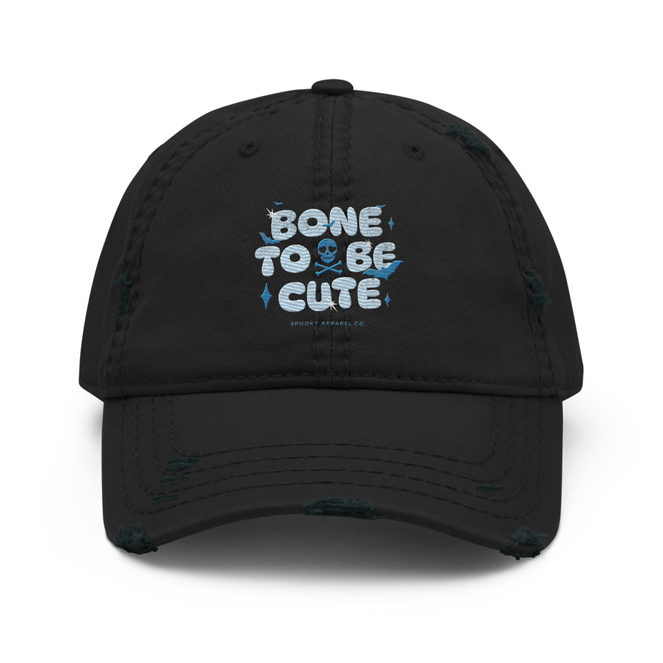Bone To Be Cute - Halloween Distressed Dad Hat