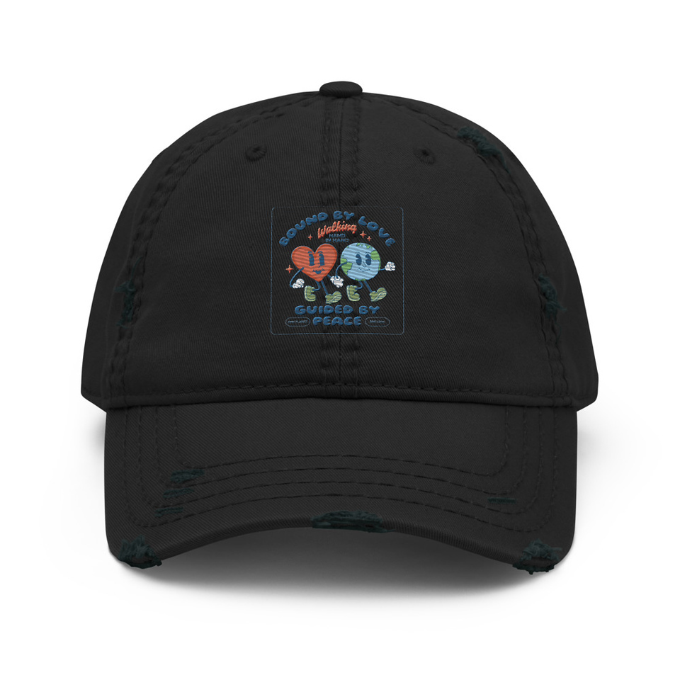 BOUND BY LOVE Distressed Dad Hat