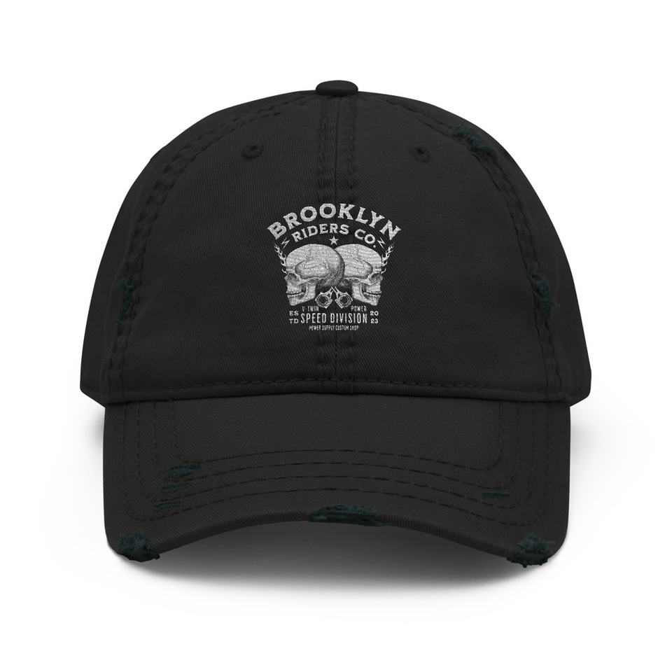 BROOKLYN NEWYOR RIDERS CO Distressed Dad Hat