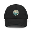 Catch These Waves Shark  Distressed Dad Hat