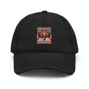 Christmas Shall Not Pass - Flaming Wizard Distressed Dad Hat