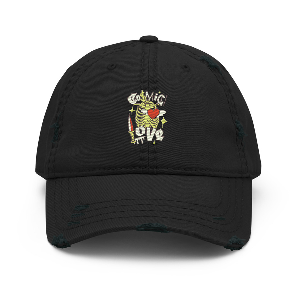 Cosmic Love (2) Distressed Dad Hat