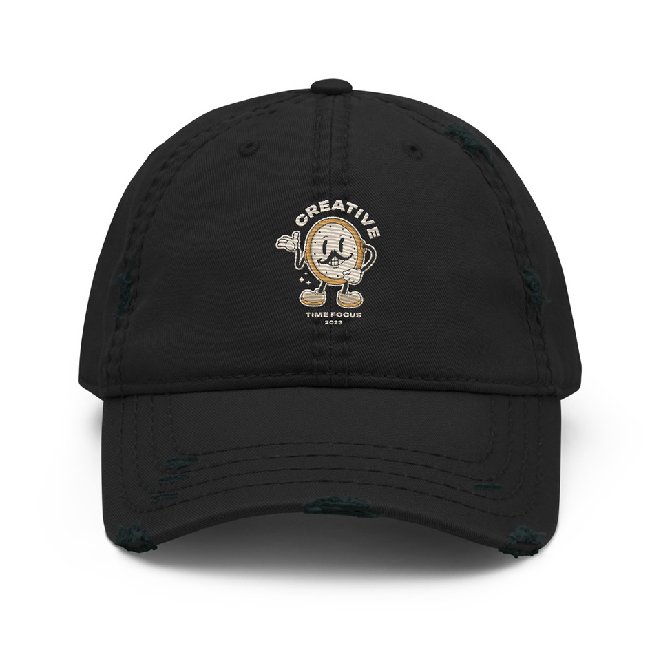 Creative Time Distressed Dad Hat