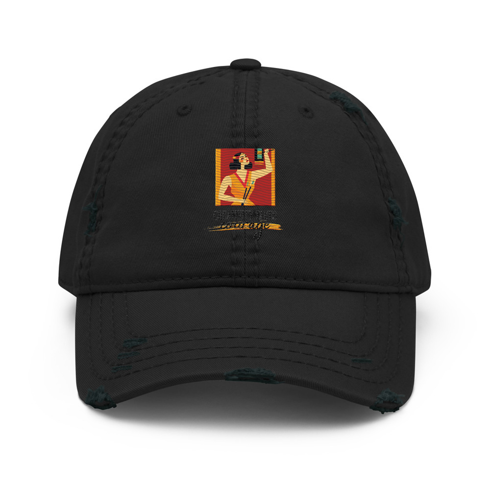 Creativity Takes Courage Distressed Dad Hat