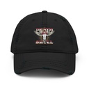 Deah Skull Distressed Dad Hat