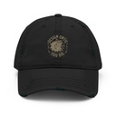 DESIGN UNTIL YOU DIE Distressed Dad Hat