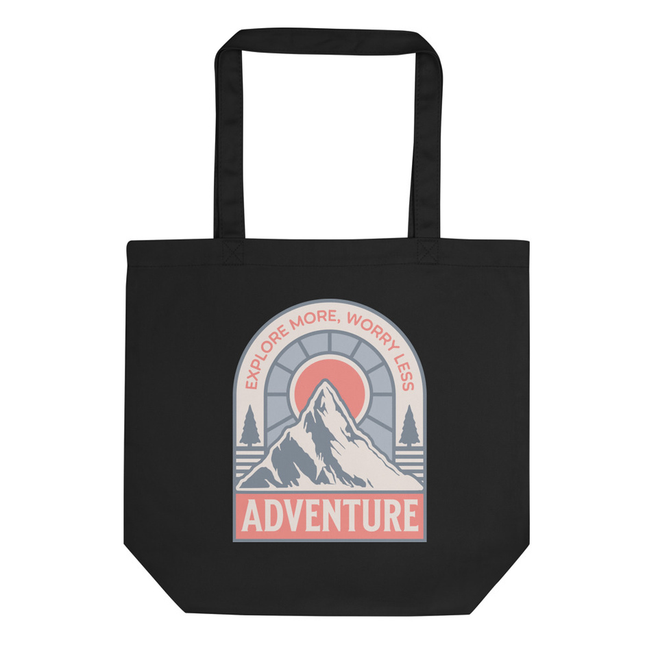 Adventure - Mountain Climbing Eco Tote Bag
