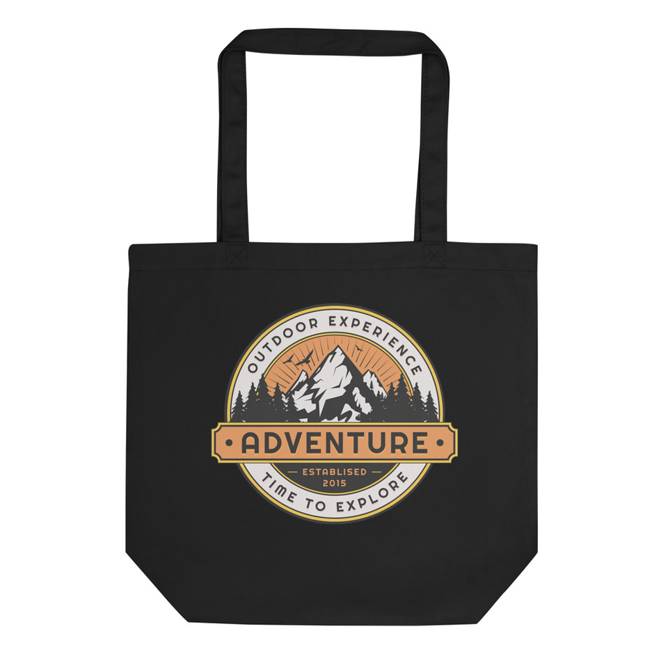 Adventure - Outdoor Mountain Eco Tote Bag