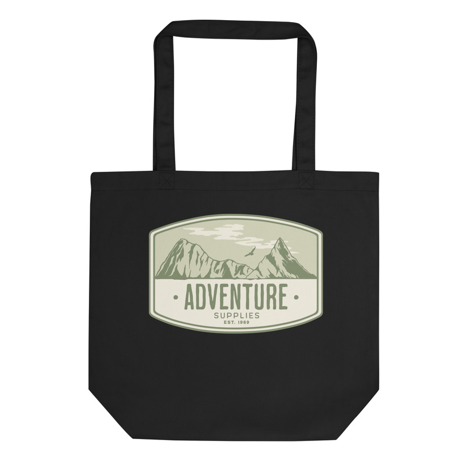 Adventure Supplies - Mountain Eco Tote Bag