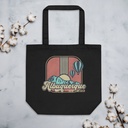 Albuquerque - Retro Hot Air Baloon Eco Tote Bag