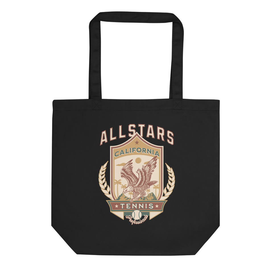 All Stars Tennis - Eagle Badge Eco Tote Bag
