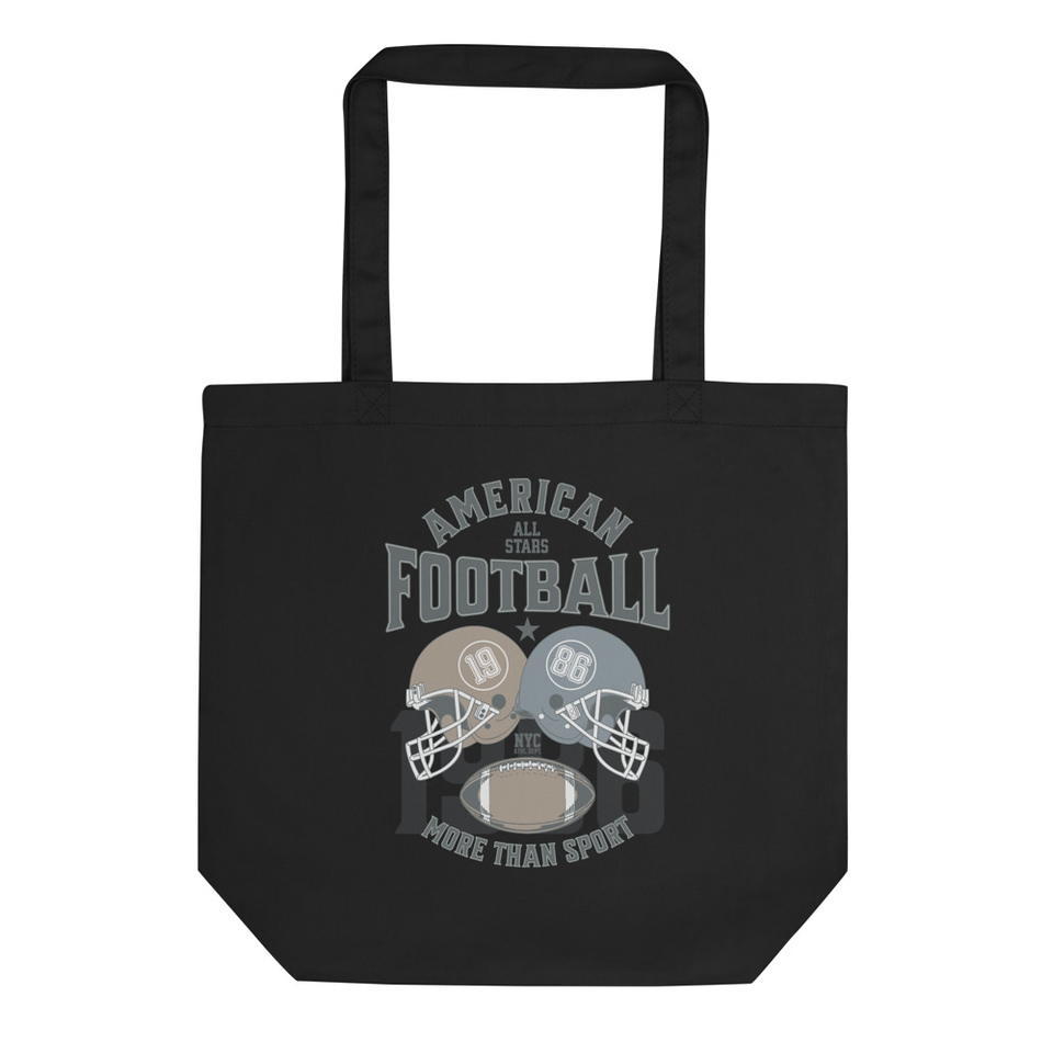American All Star Football - Sports Helmet Eco Tote Bag