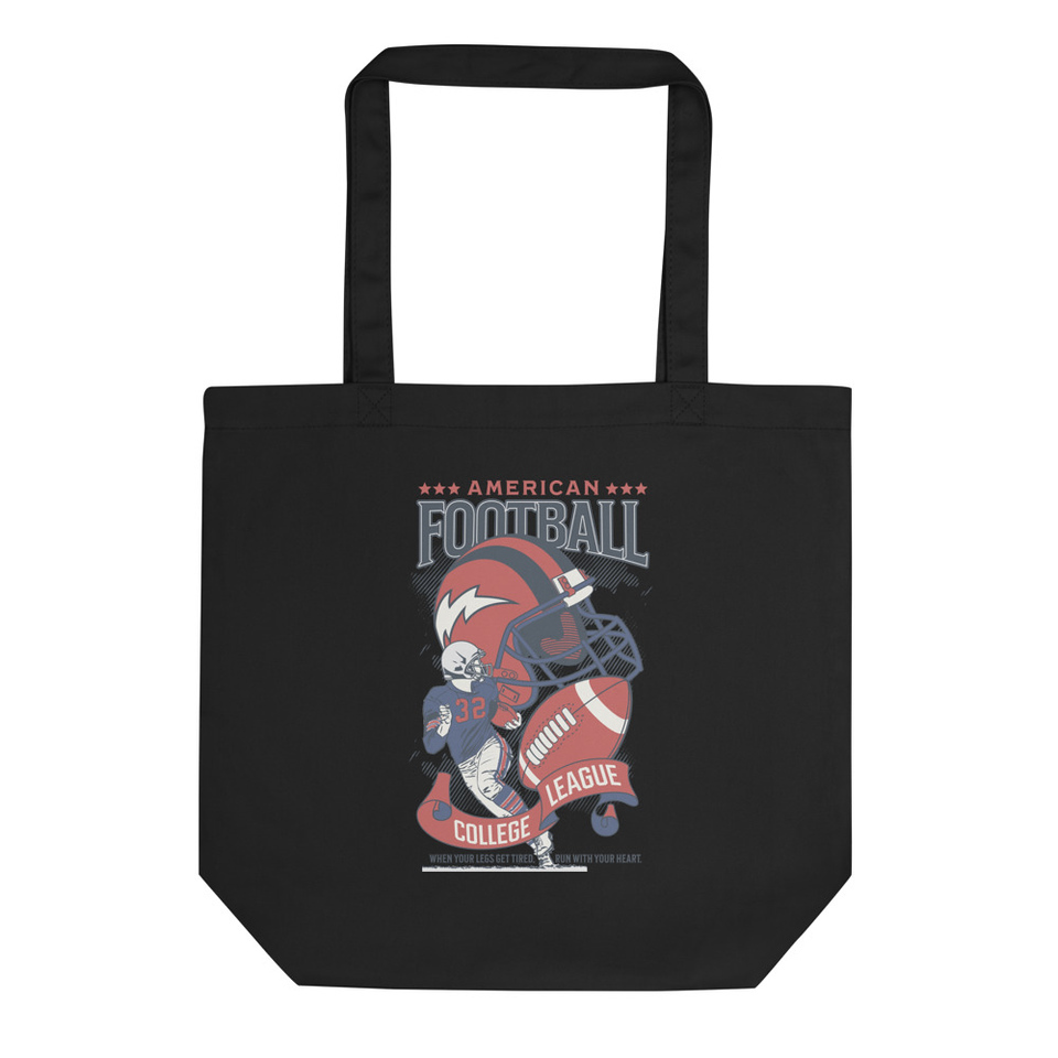 American Football - Athletic College League Eco Tote Bag