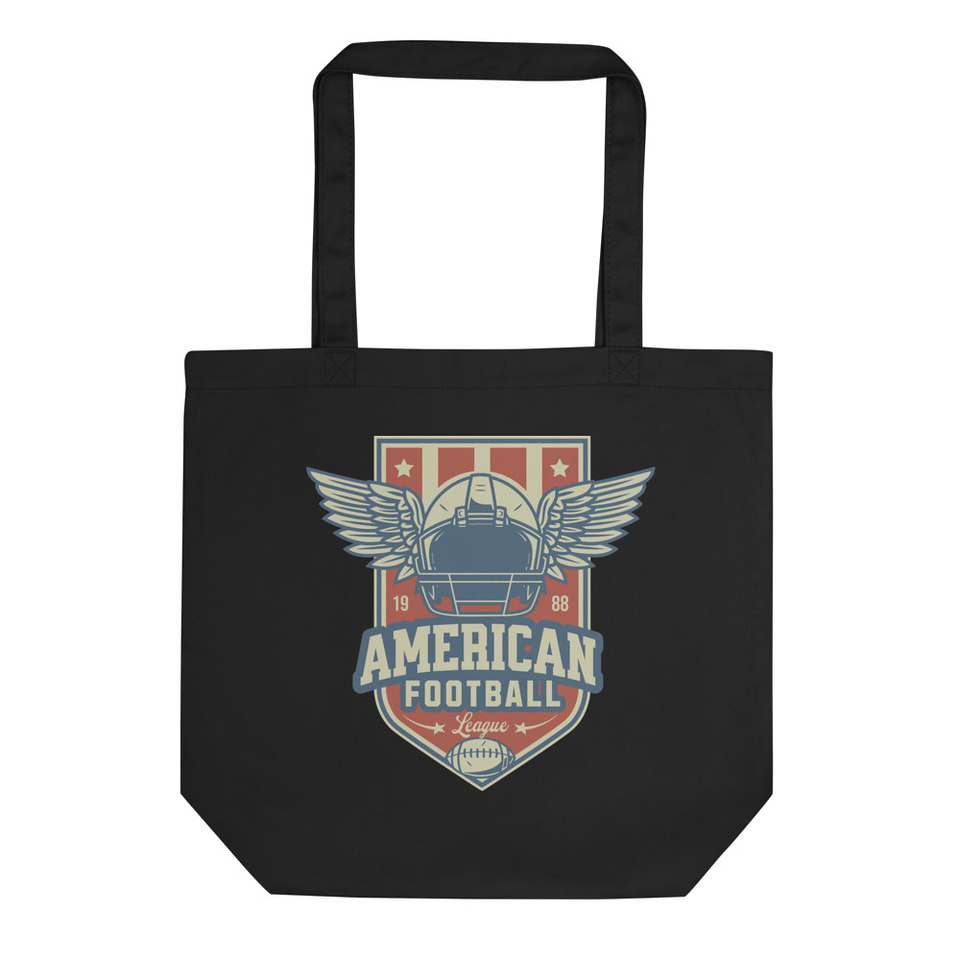 American Football League - Sports Helmet Eco Tote Bag