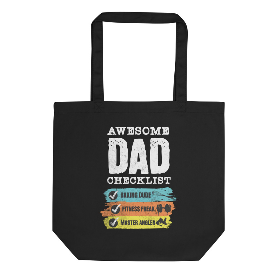 Awesome Dad Checklist Eco Tote Bag