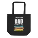 Awesome Dad Checklist Eco Tote Bag