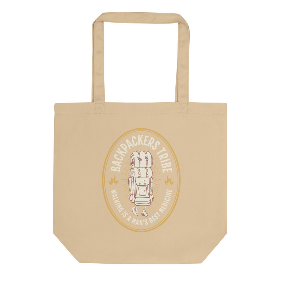 Backpackers Tribe - Adventure Badge Eco Tote Bag