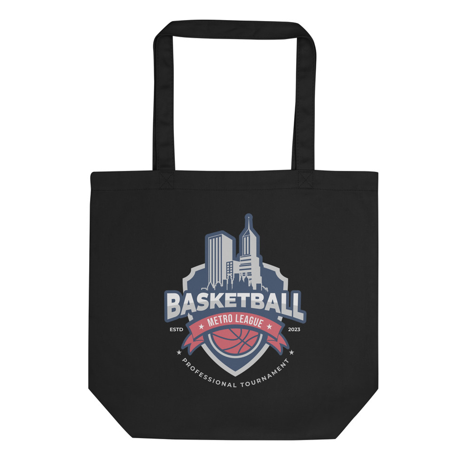 Basketball Sports Logo Eco Tote Bag