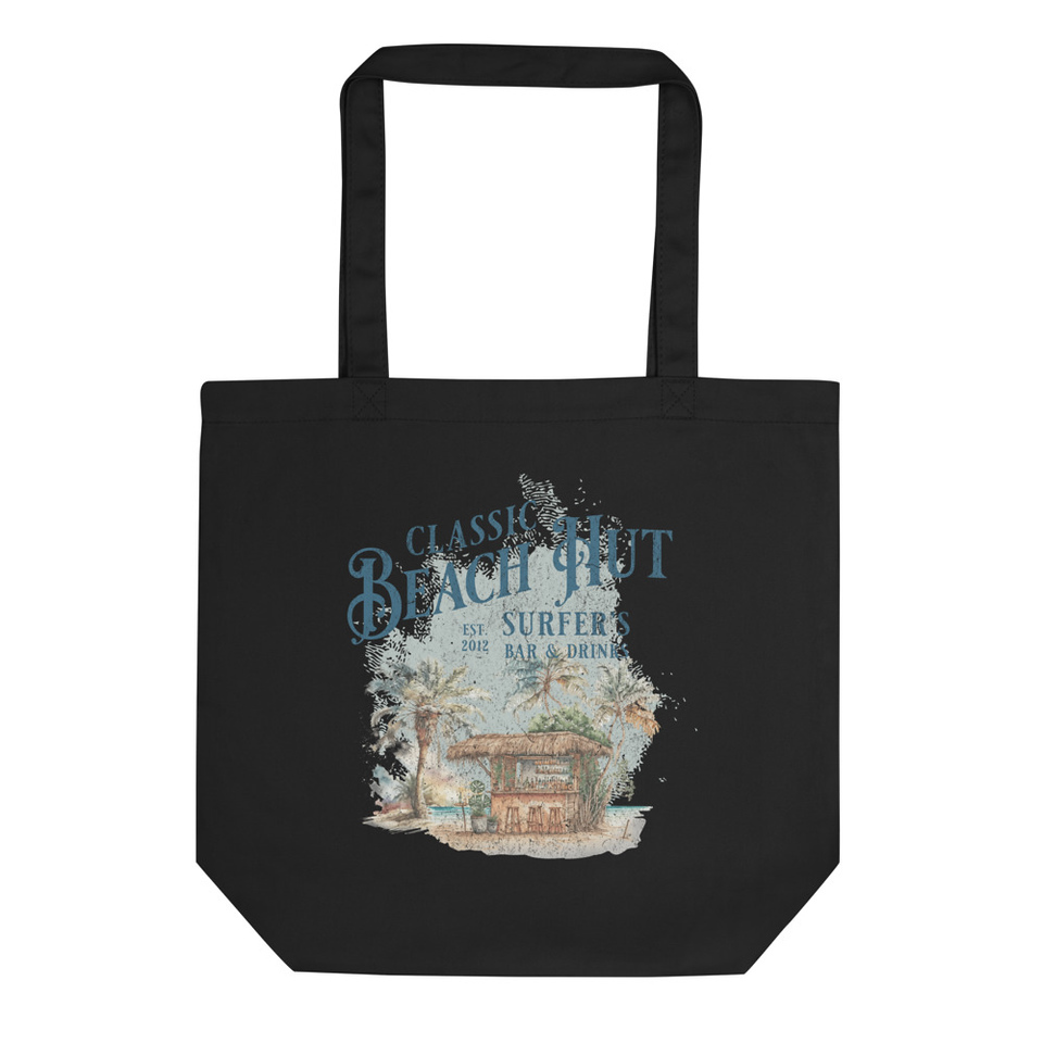 Beach Hut Eco Tote Bag