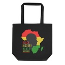 Black History Month - African Continent Eco Tote Bag