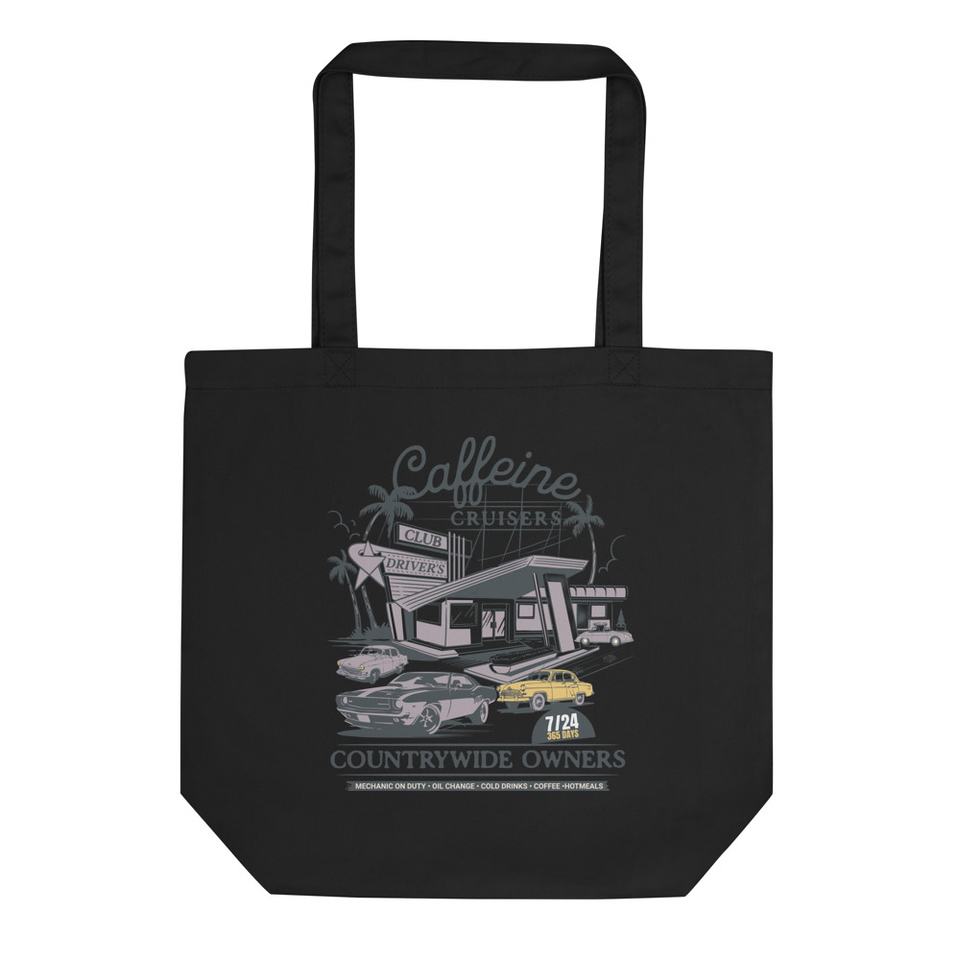 Caffeine Cruisers Eco Tote Bag