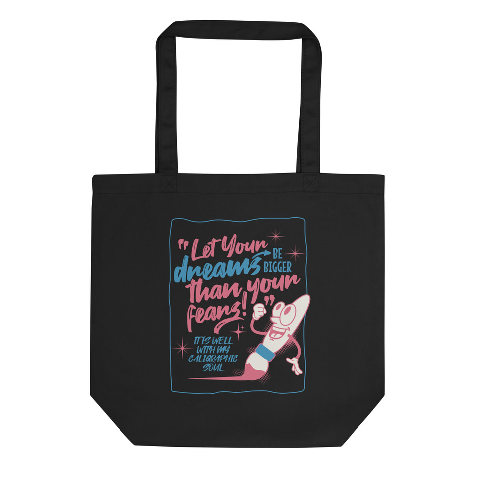 Calligraphic Soul Eco Tote Bag