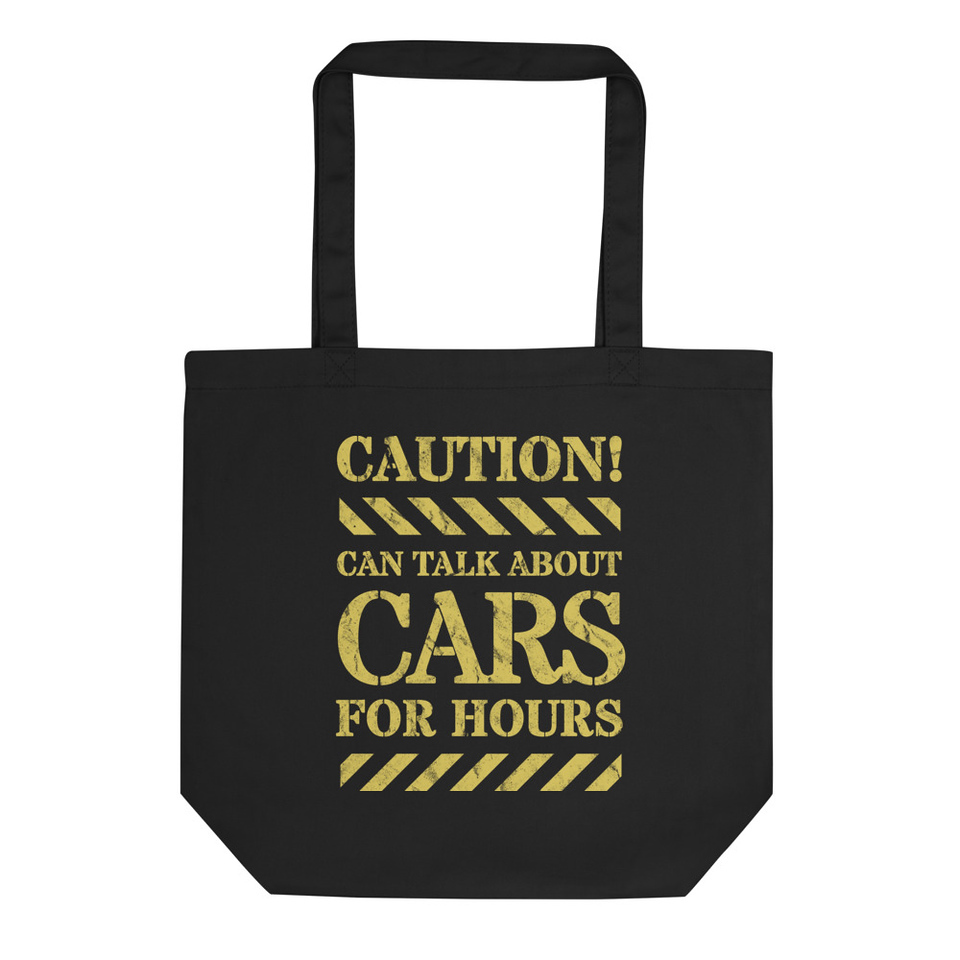 Caution Signs - Yellow Traffic Sign Eco Tote Bag