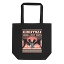 Christmas Shall Not Pass - Flaming Wizard Eco Tote Bag
