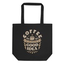 Coffee is always a good idea - Lightning Bolt Eco Tote Bag
