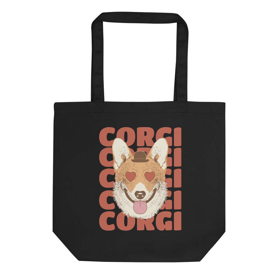Corgi Loves - Cute Dog Eco Tote Bag