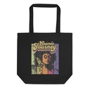 Cosmic Journey Rainbow Retro Eco Tote Bag