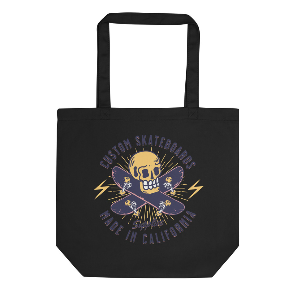 Custom Skateboards - Skull Eco Tote Bag