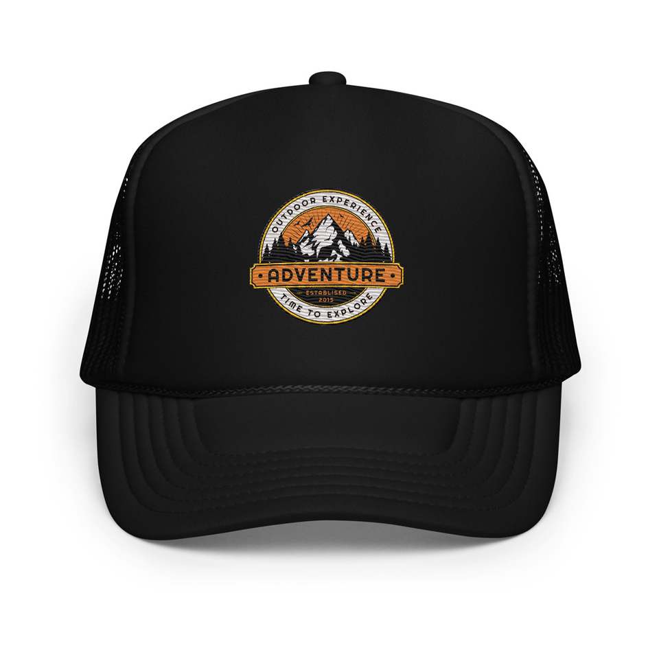 Adventure - Outdoor Mountain Foam Trucker Hat
