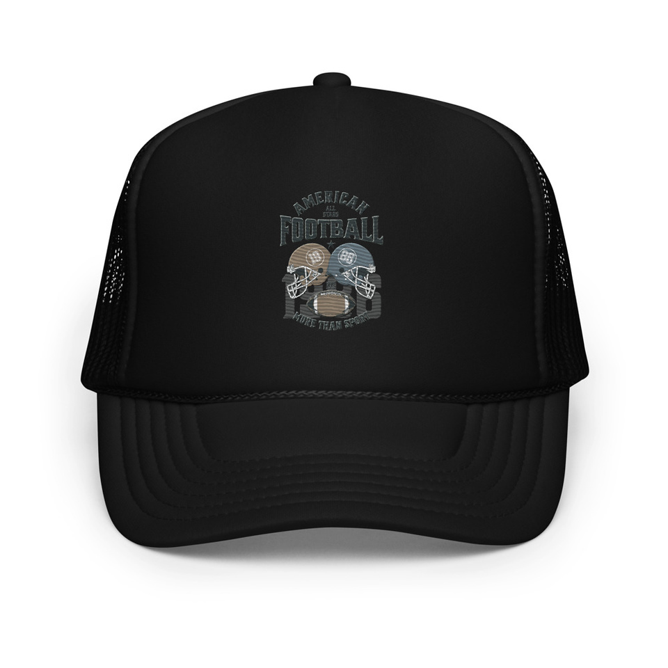 American All Star Football - Sports Helmet Foam Trucker Hat