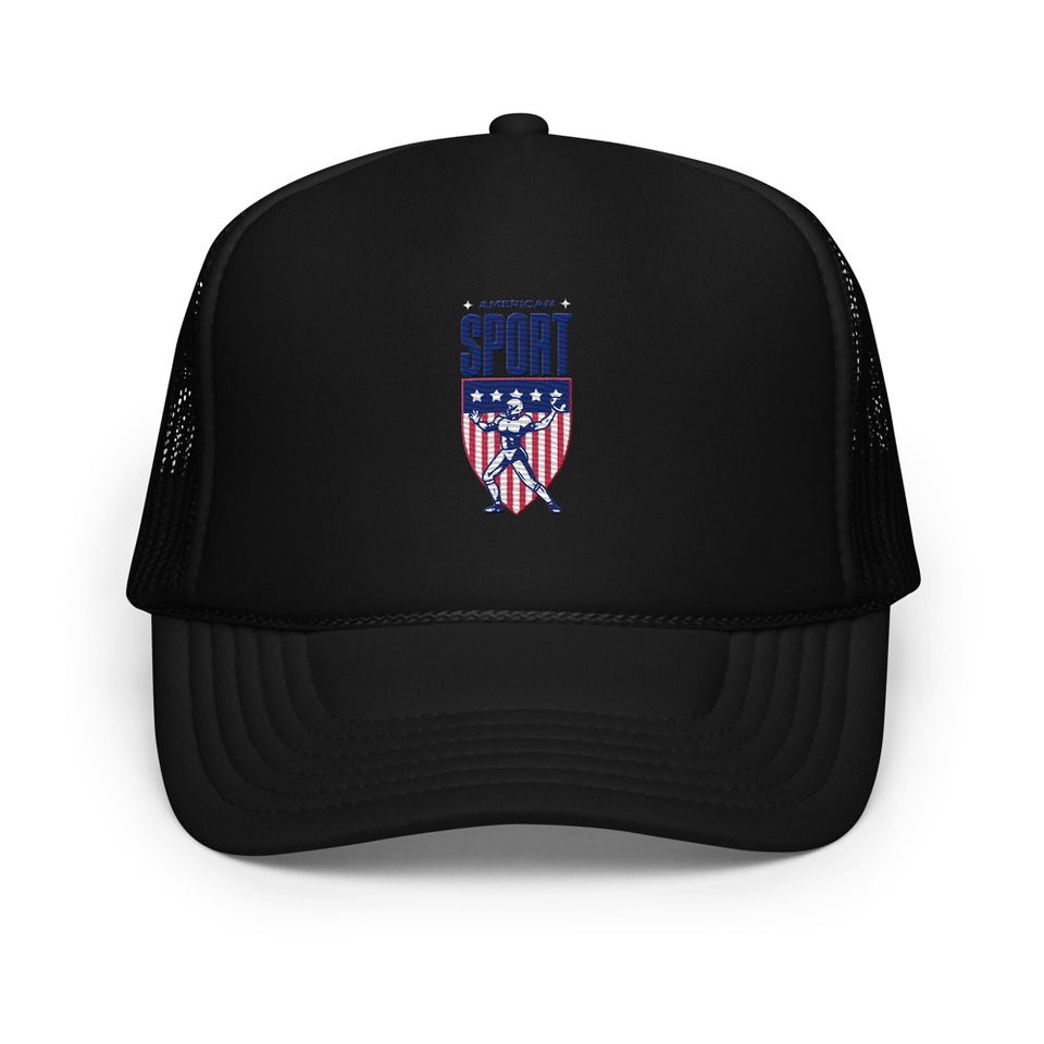 American Football Sport Foam Trucker Hat