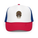Apache Warriors - Indian Skull Foam Trucker Hat